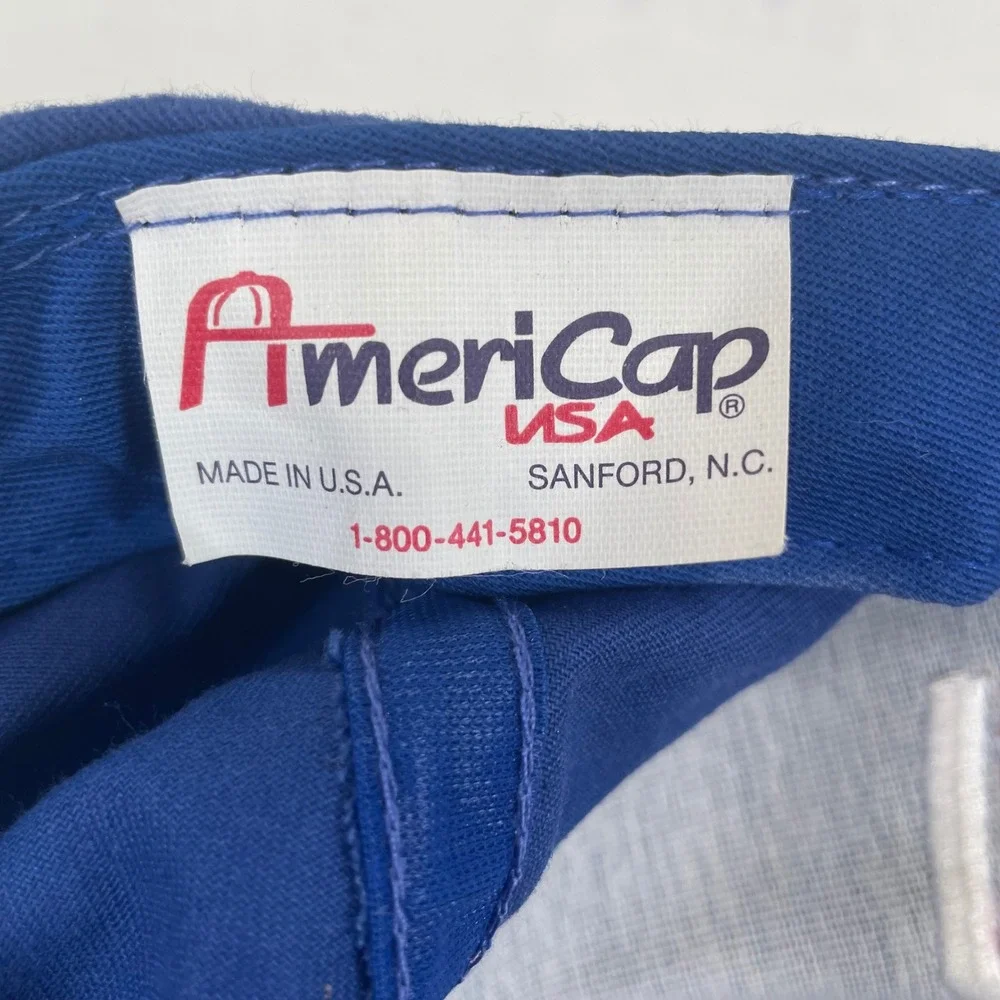 Vintage AmeriCap USA Friends‎ of NRA Committee Member Snapback Hat Blue Red USA